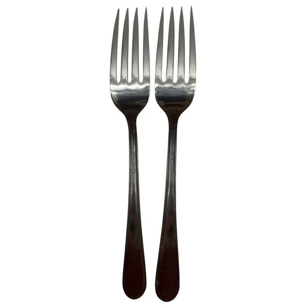 SILCO Stainless Steel Flatware‎ Set 21 Pc Forks Knives Spoons Commercial Grade